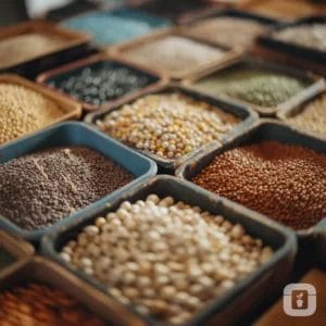 Seed Selections in seed containers.