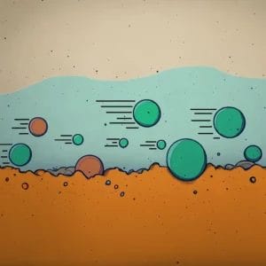 Nutrient Leaching - Graphic representation.